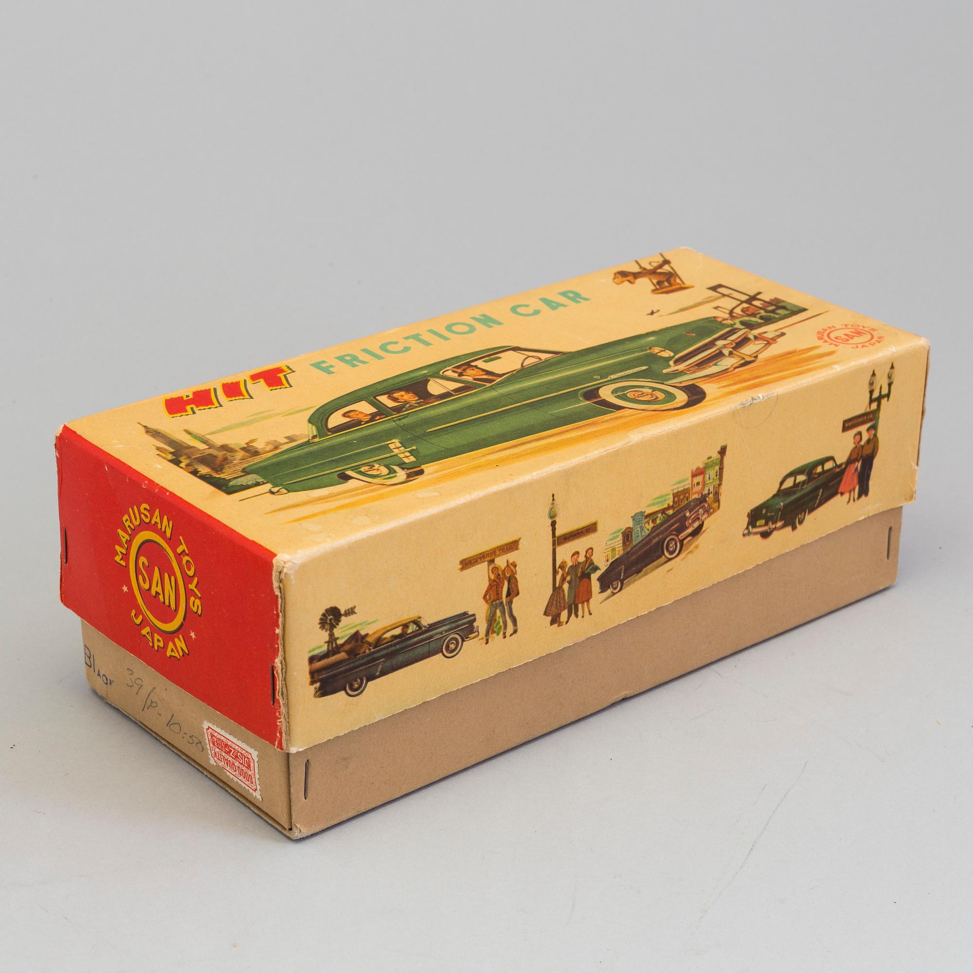 MARUSAN, Friction car, Japan, 1950's.