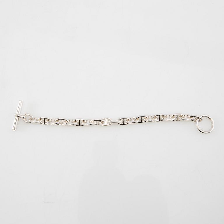 Hermès, bracelet "Chaine d'ancre", silver.