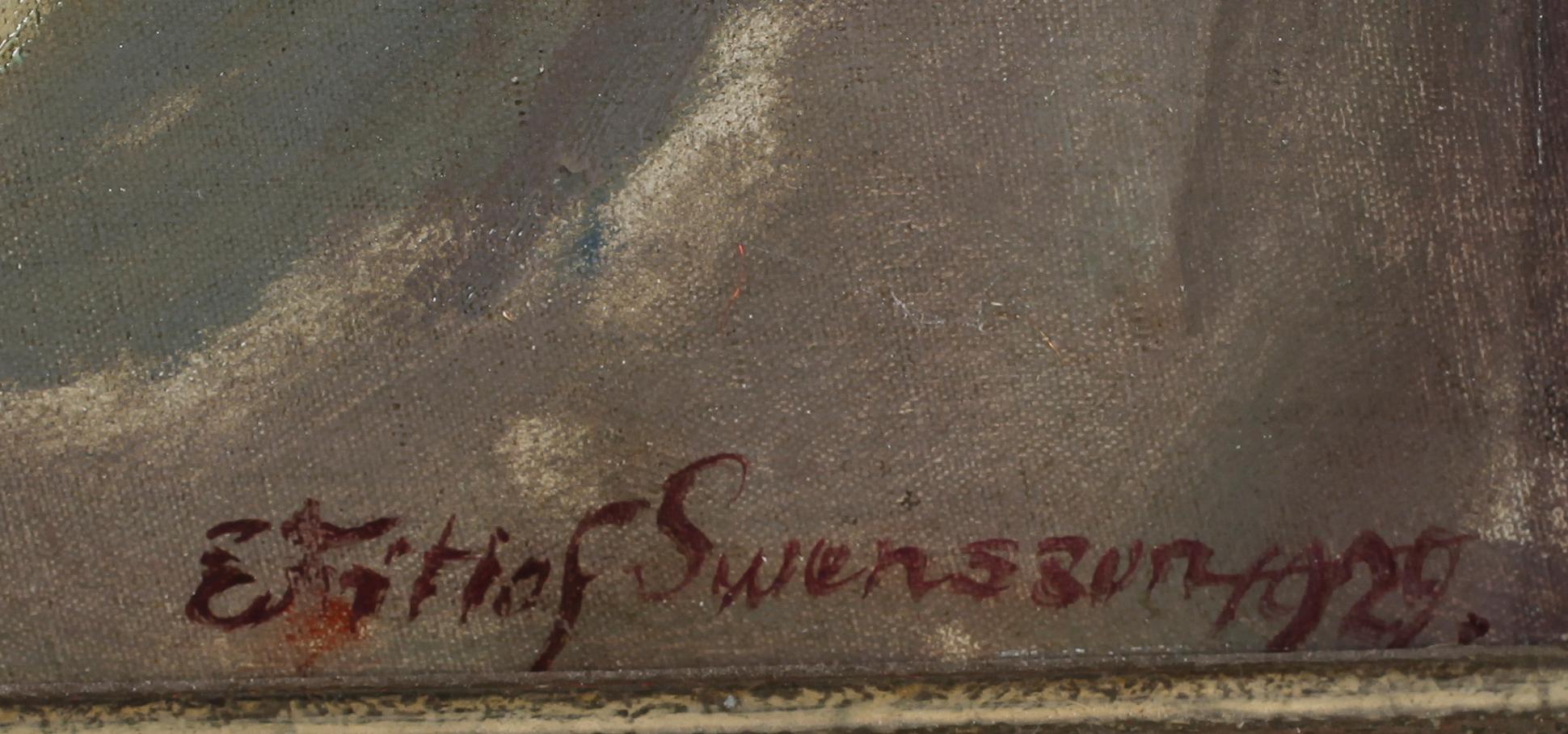 FRITIOF SWENSSON, olja på duk, signerad.