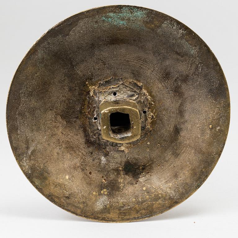 A bronze baroque wall sconce 17/18th century.