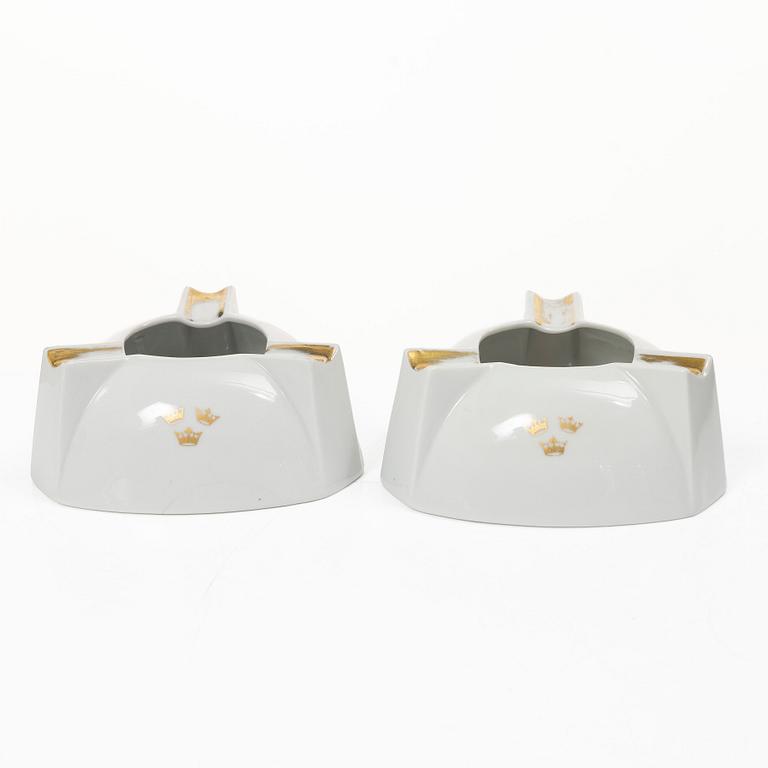 Swedish American Line, collection, 17 pieces.