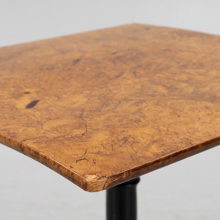 Folding table, 19th century.