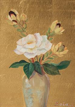 Zoia Krukovskya Lagerkrans, Flowers in a vase.