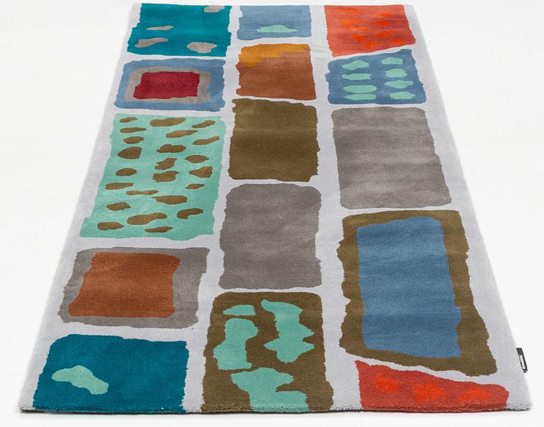 Josef Frank, gallerimatta, "Way 100292", handtuftad,  ca 250 x 93 cm, Almedahls.