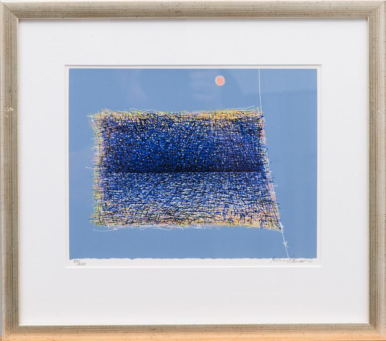 KIMMO KAIVANTO, färglitografi, signerad, daterad -79 och numrerad 29/200.