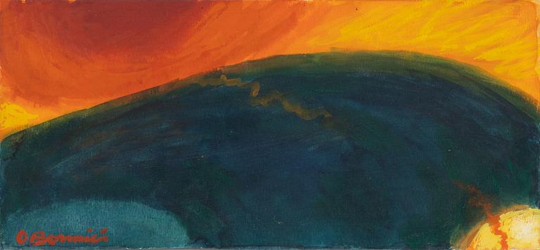 Olle Bonniér, gouache on paper, signed.