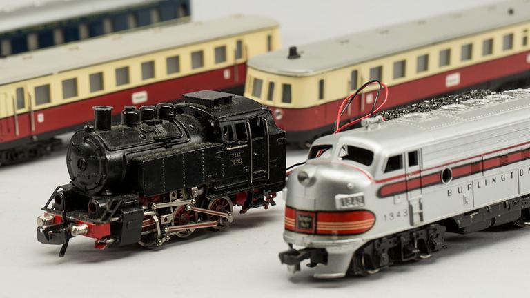 LOK, VAGNAR mm, Fleischmann, 1900-tal.