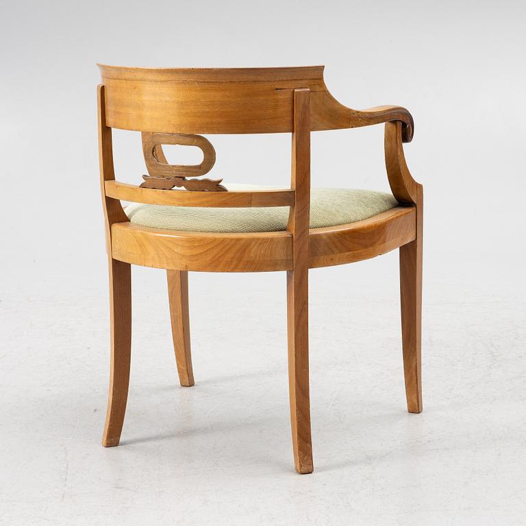 Desk chair, Karl Johan, 19th century.