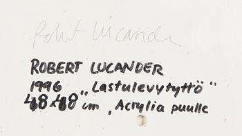 Robert Lucander, 'The Chipboard Girl'.