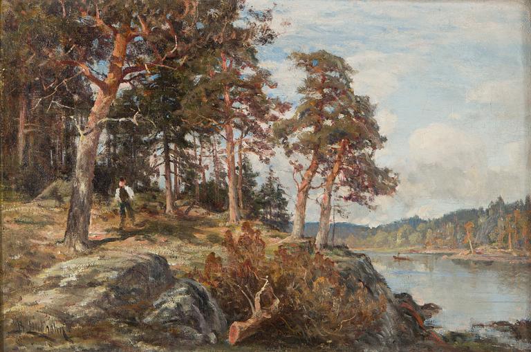 Berndt Lindholm, The Man on the Forest Path.