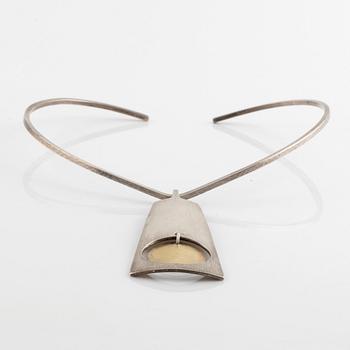 Hans Hansen, neckring, silver, Denmark.