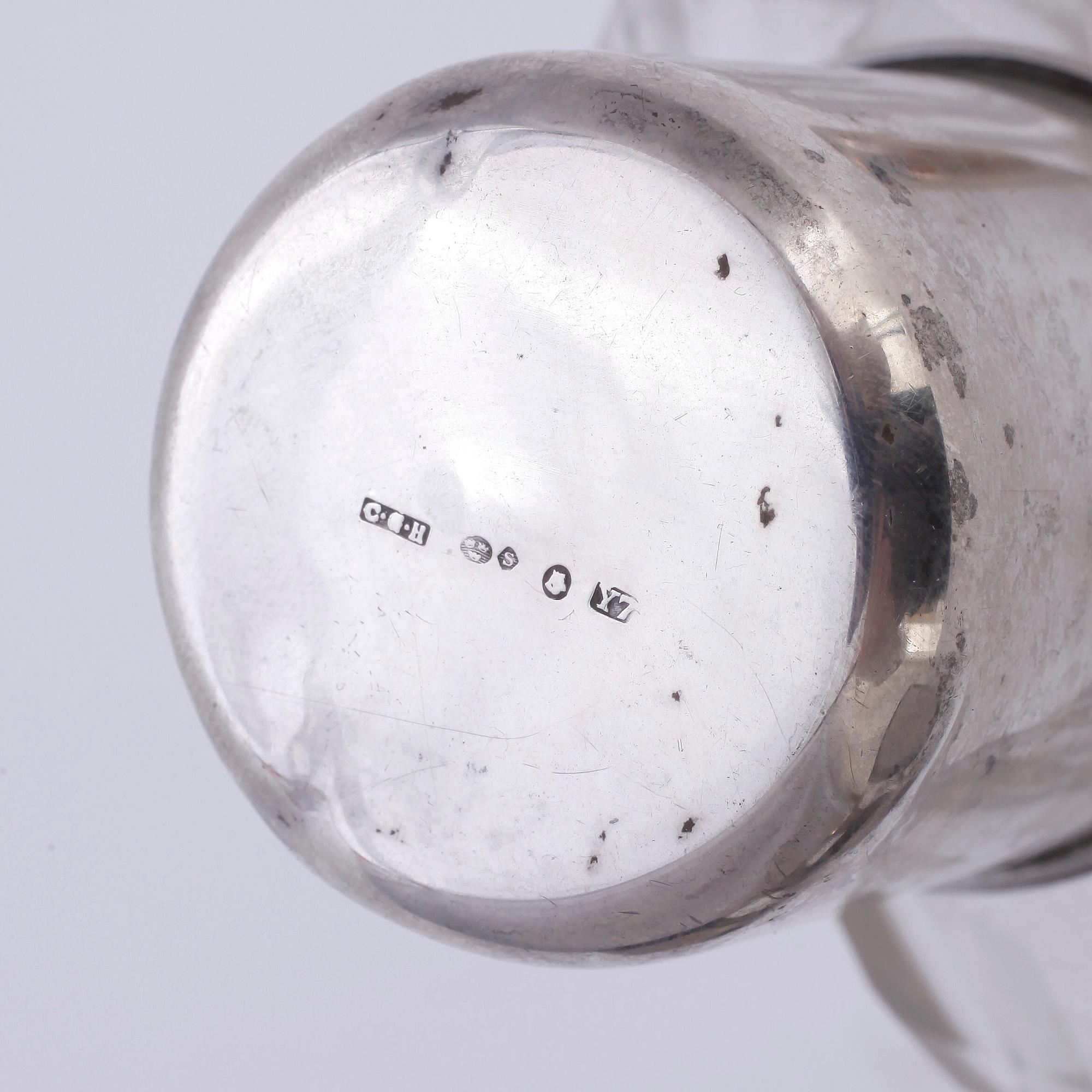 PARTI SILVER, 7 delar, bla Fagerroos, Finland, 1904. Total vikt ca 700 gram.