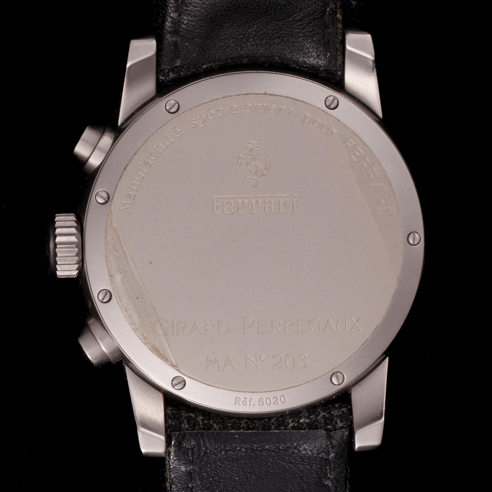 ARMBANDSUR, herr, Girard Perregaux Ferrari, stål, chronograph.