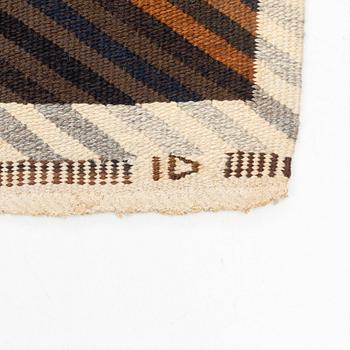 Ingrid Dessau, a carpet, "Kreta"  flat weave, ca 248 x 180 cm, signed KLH ID.