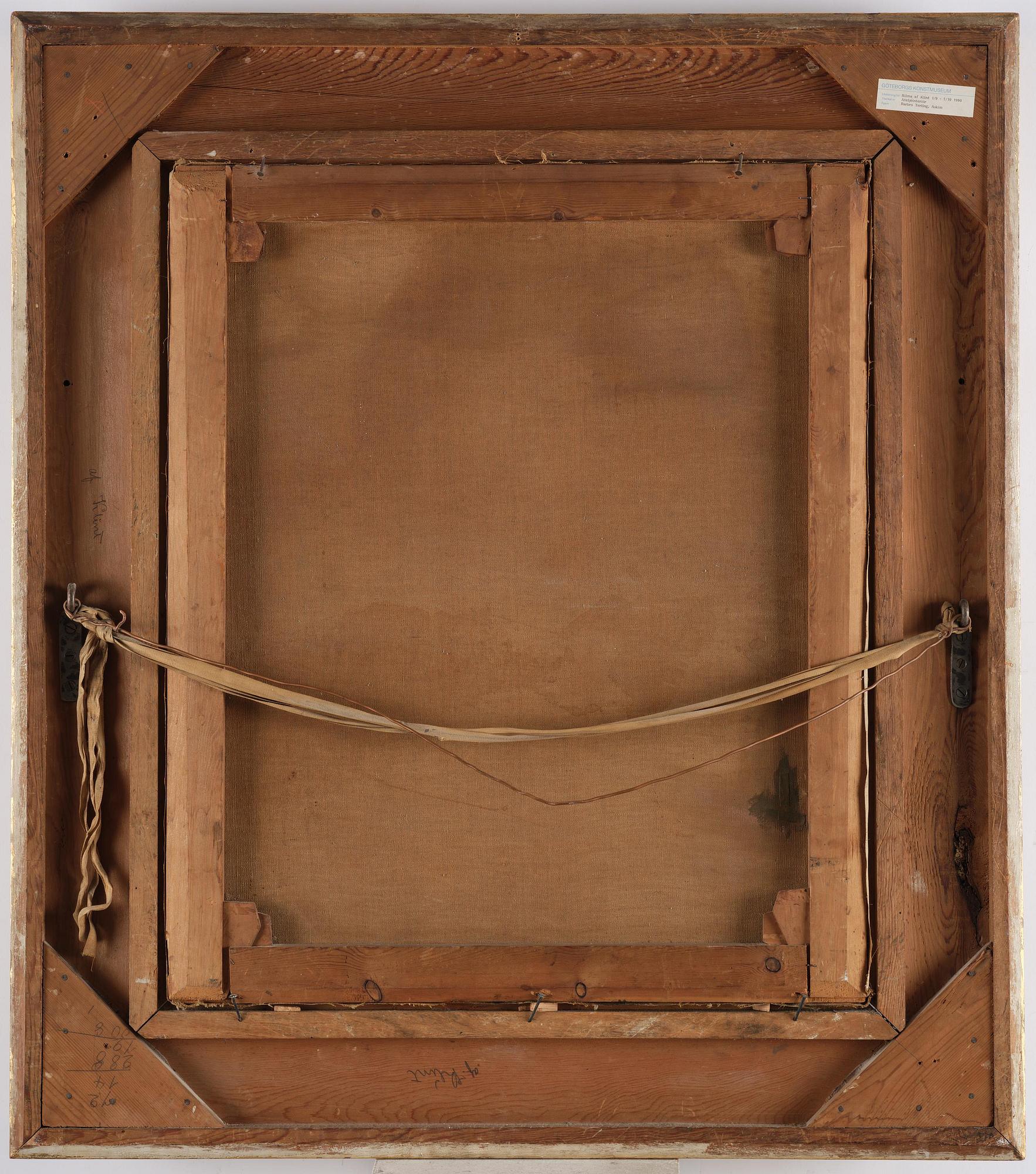 Hilma af Klint, Studio interior.