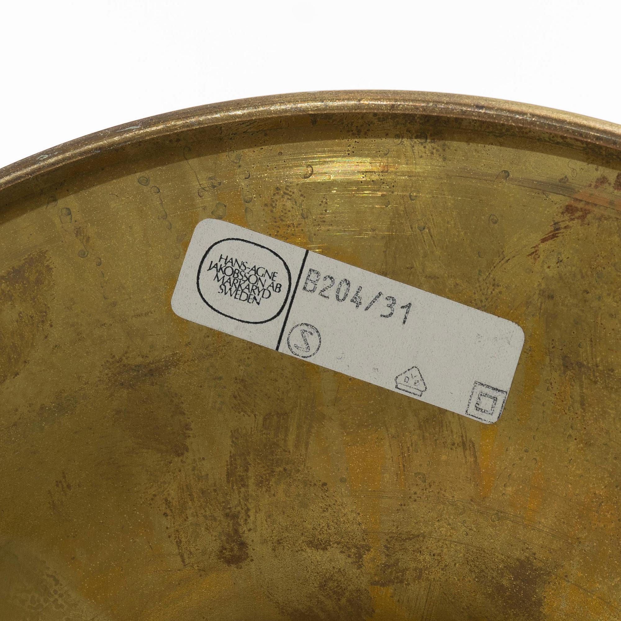 Hans-Agne Jakobsson, Table lamp, model B204, Markaryd, 1970s.