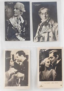 PARTI KÄNDISFOTOGRAFIER, 10 st, varav 3 st signerade.