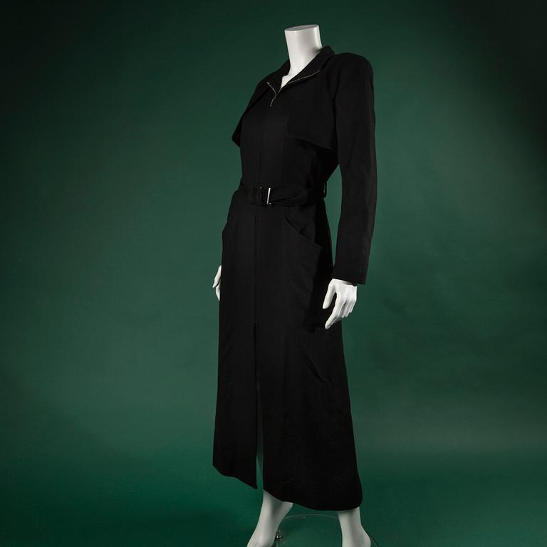 A coat by THERRY MUGLER.