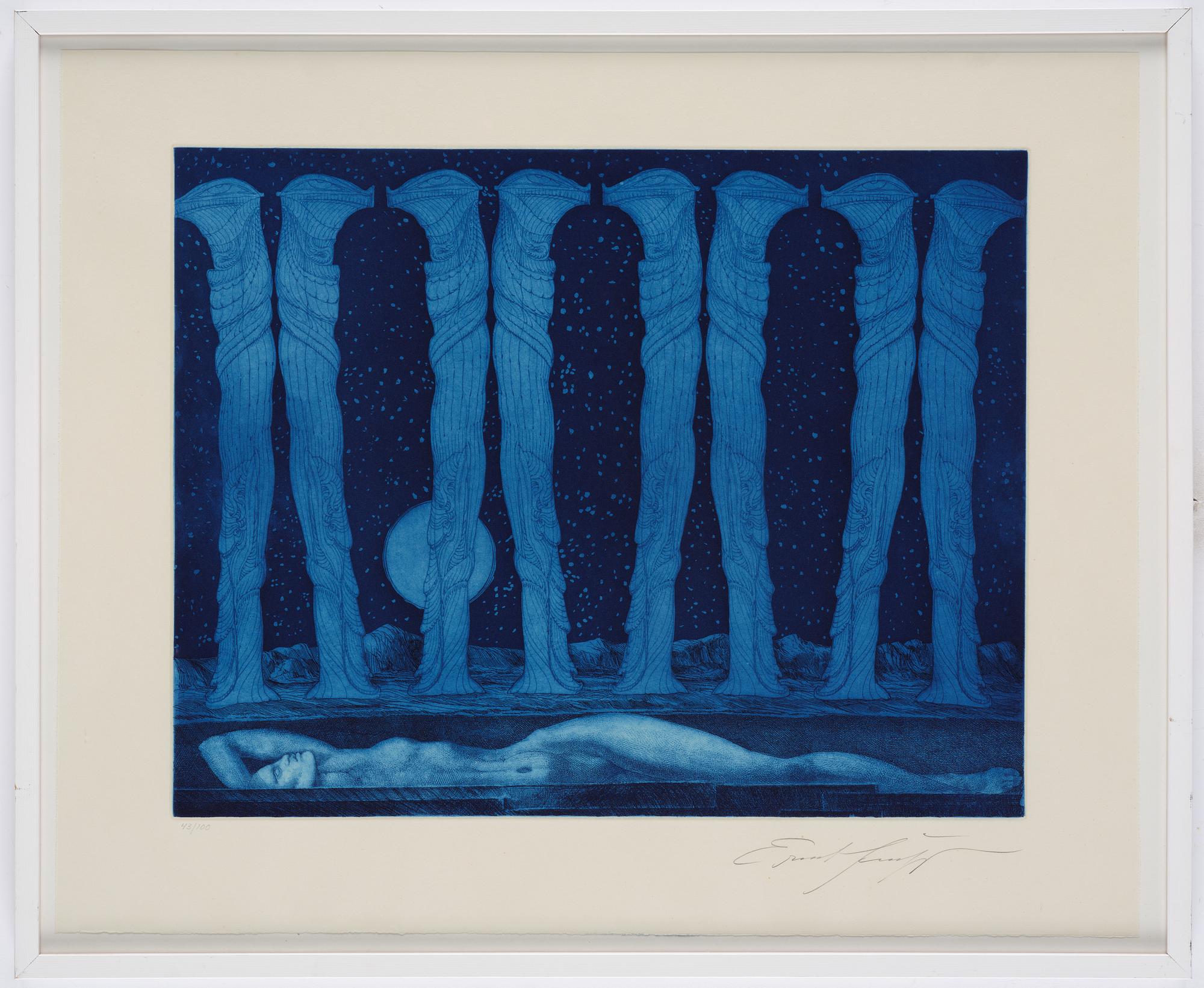 Ernst Fuchs, Untitled from: "Hommage aux Prix Nobel" (The Nobel Prize Portfolio).
