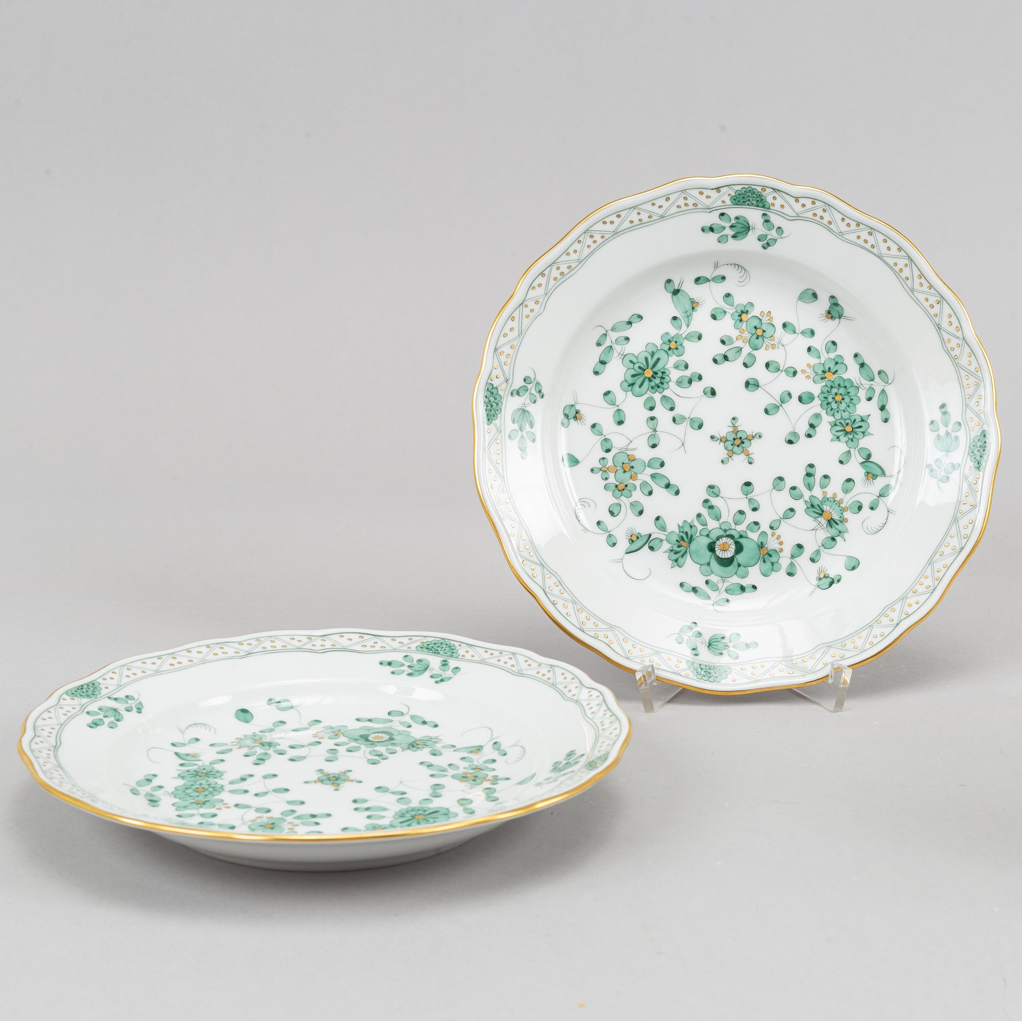38 pieces, porcelain, Meissen, 1900's.