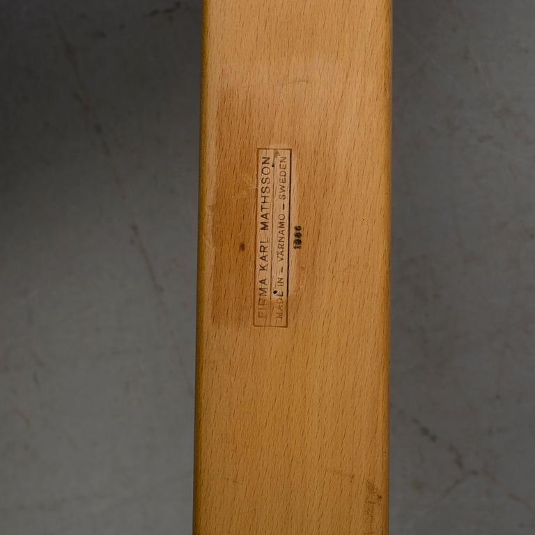 FÅTÖLJ, "Eva", Bruno Mathsson, Firma Karl Mathsson Värnamo 1966.