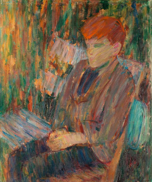 Sven Deurell, Porträtt av gosse med rött hår.