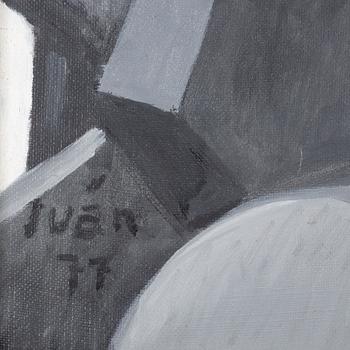 Iván Grünewald, olja på duk, signerad och daterad 1977.