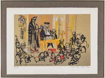 FELIKS TOPOLSKI, litograph in colours, signed and numbered 24/175.