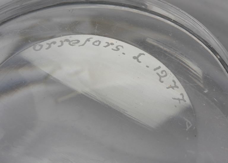 SKÅL. Glas, Orrefors.