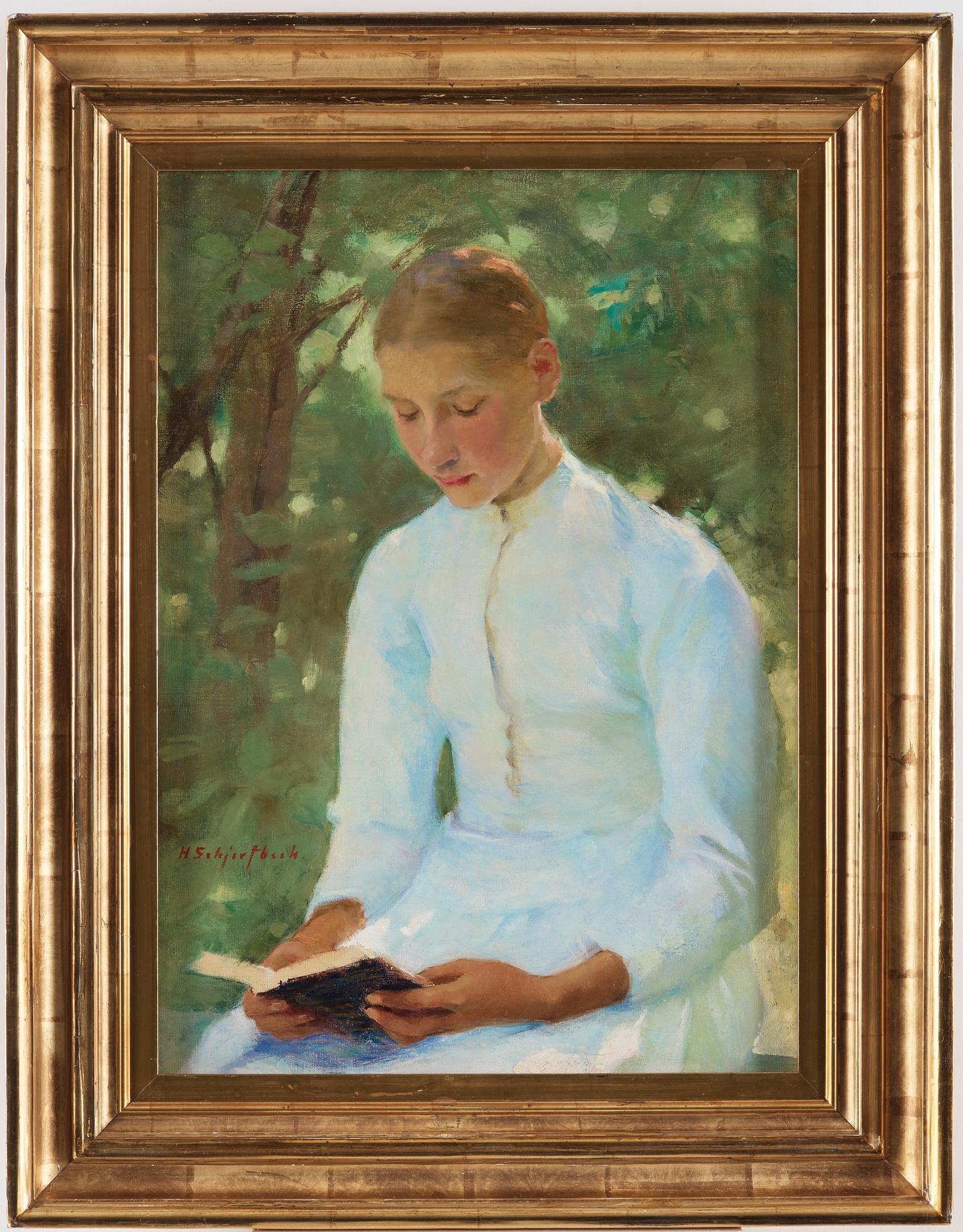 Helene Schjerfbeck, "Before Confirmation".