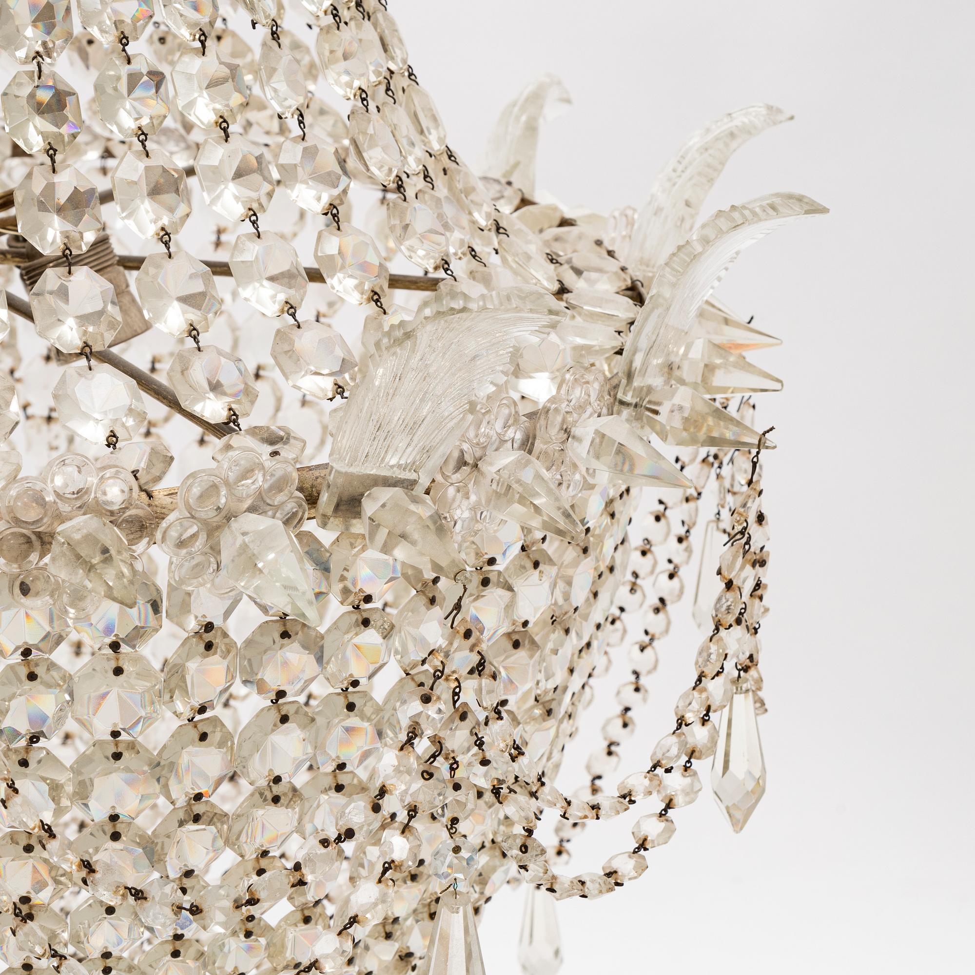 Ljuskrona, empirestil, 1900-tal.