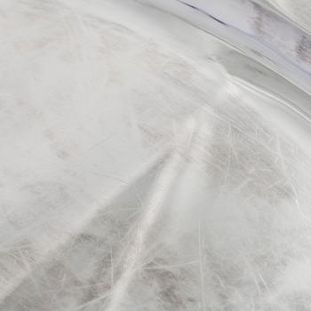 A Jezler silver platter, Switzerland mid-20th century.