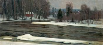 111. Victor Westerholm, "WINTER VIEW FROM KARJAA".