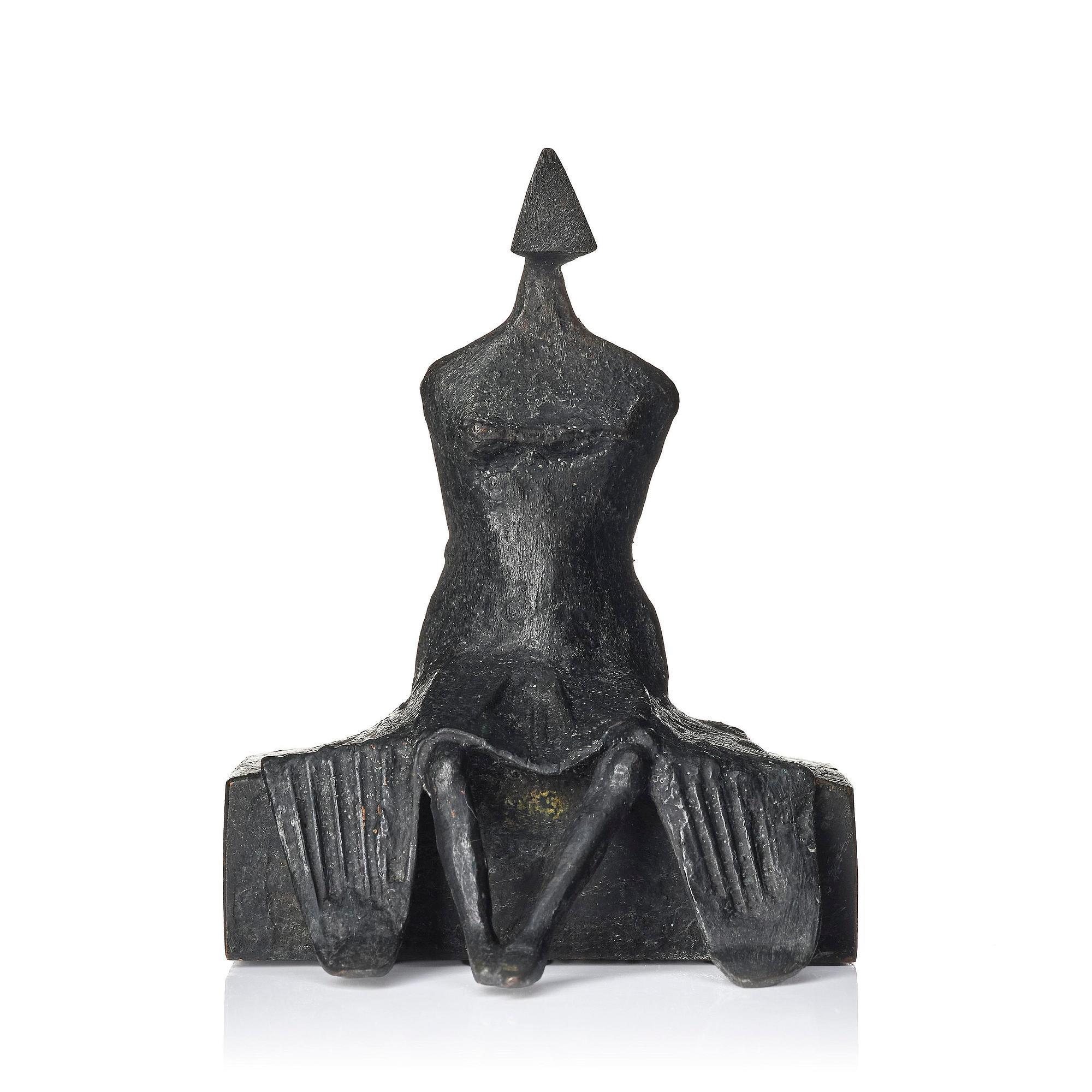 Lynn Chadwick, "Maquette VI Sitting Woman".