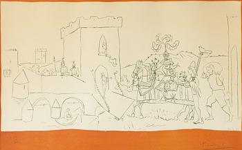 Pablo Picasso, efter, "L'Arrivée du Chevalier".