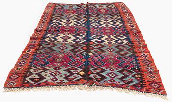 An antique Van kilim, Eastern Anatolia, c. 328 x 167 cm.