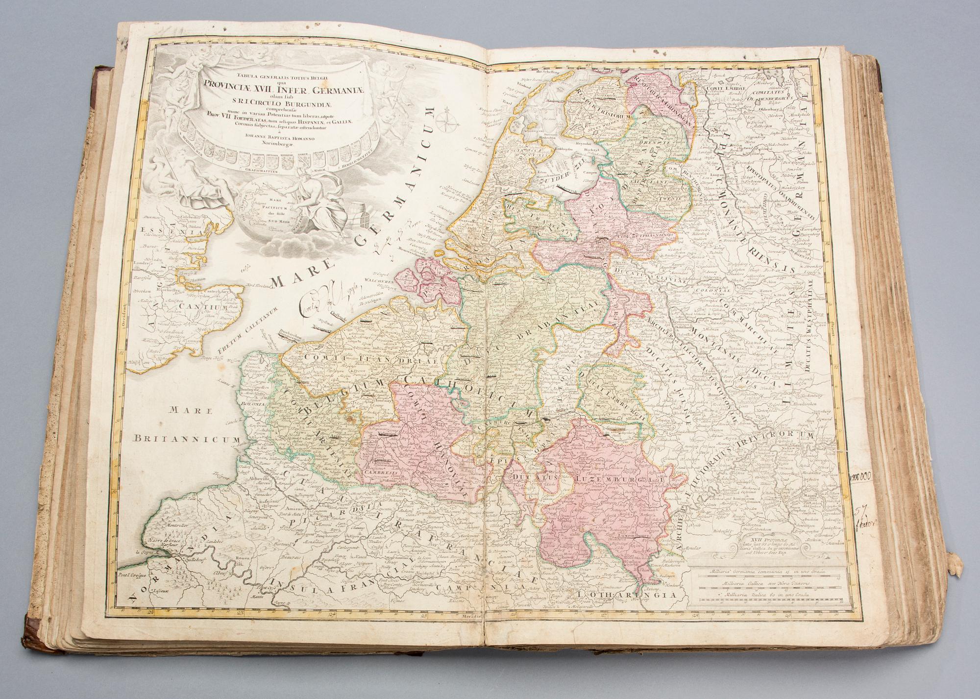 JOHANN BAPTISTA HOMANN, Atlas, Novus Terrarum Orbis Imperia Regna Et Status.