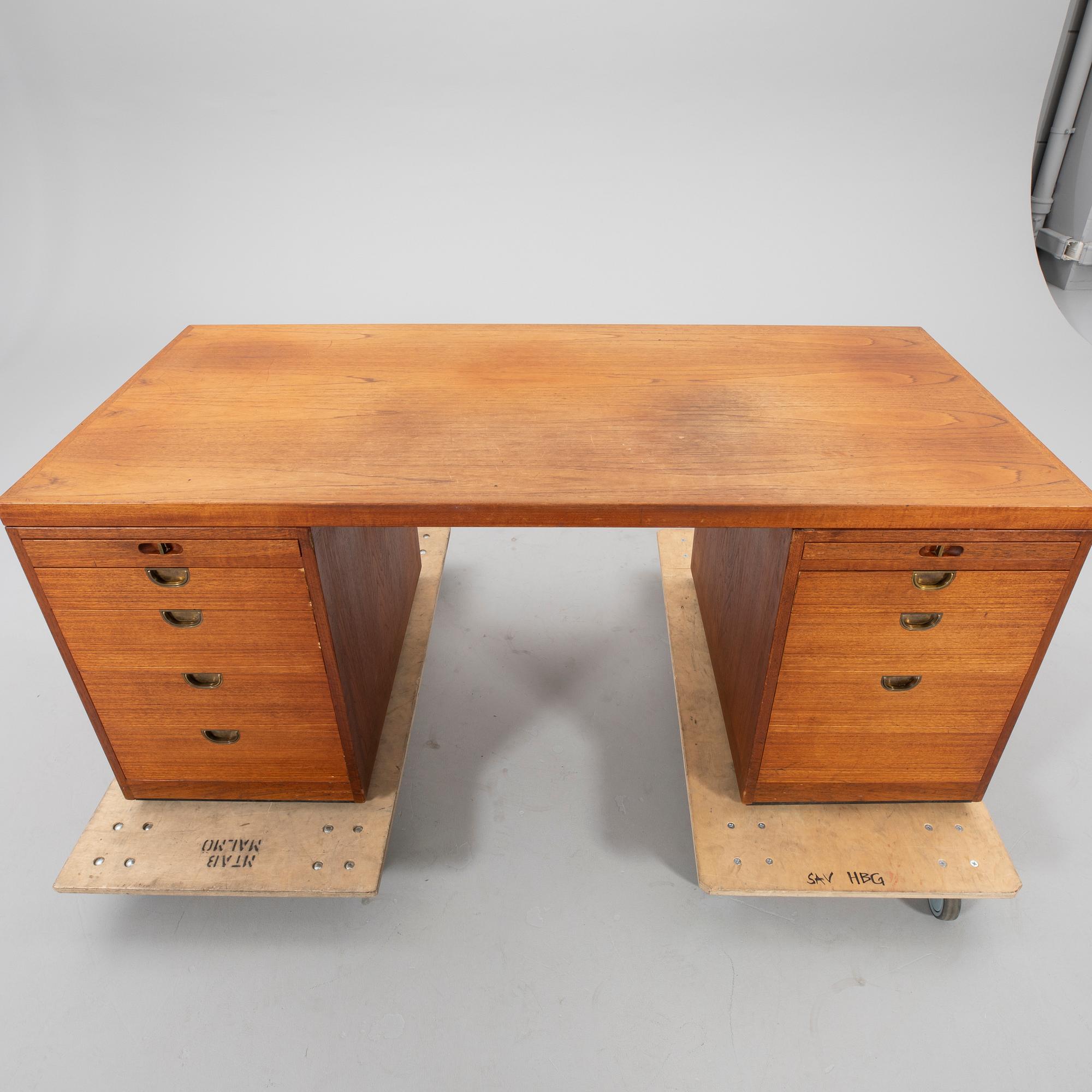 Børge Mogensen, a desk model BM-66, P. Lauritsen & Son, Denmark second half of the 20th century.