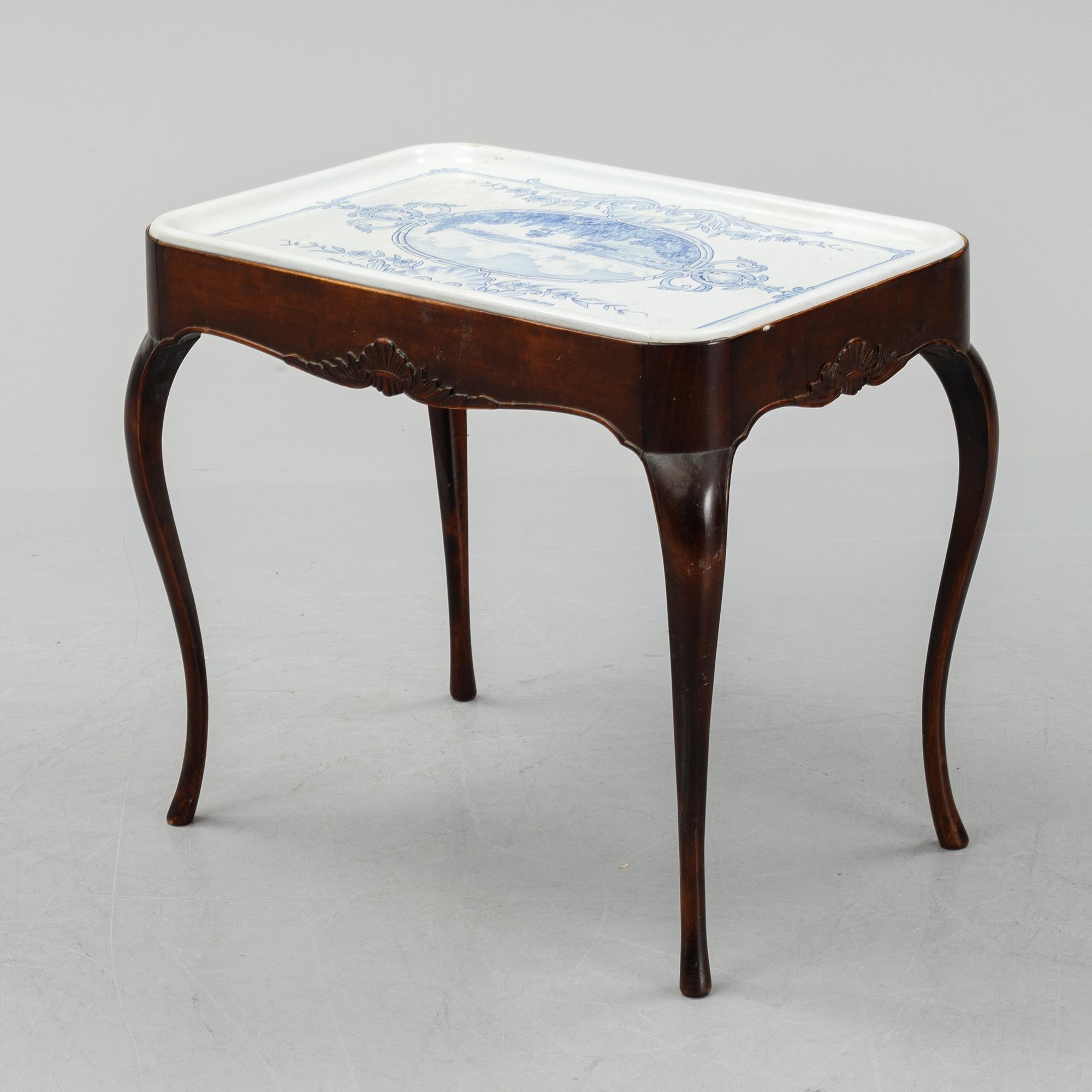 Teatable, signed John Sjöstrand 1930.