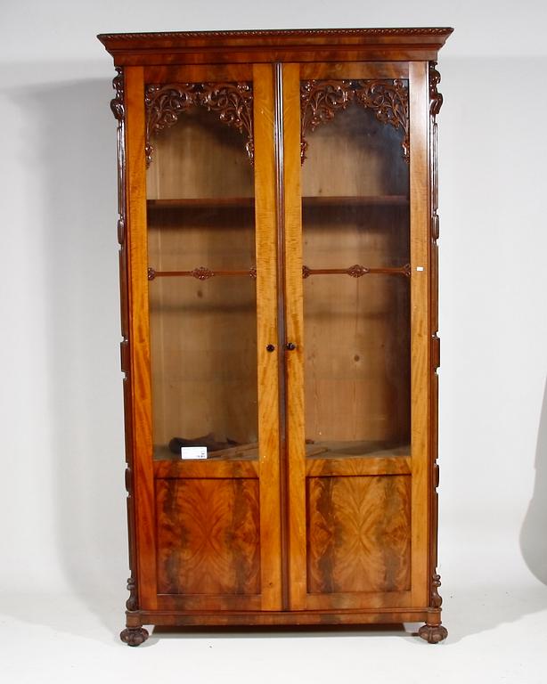 BOKSKÅP, senempire, 1800-talets mitt,