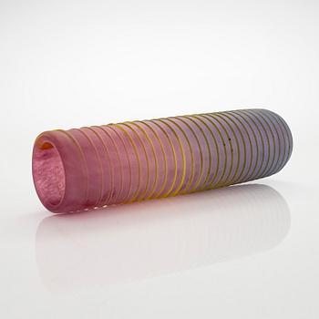 Tiina Nordström, an art glass signed Tiina Nordström, Nuutajärvi 1994.