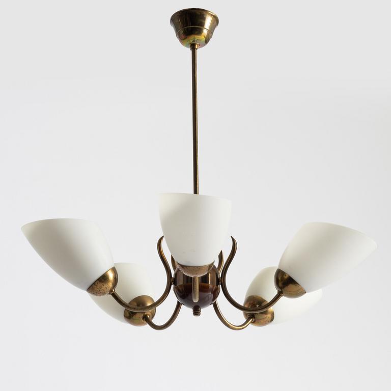 A ceiling lamp, Swedish Modern, 1940s/50s.