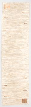 Eva-Lisa Nordin, rag rug with label, approximately 334x84 cm.