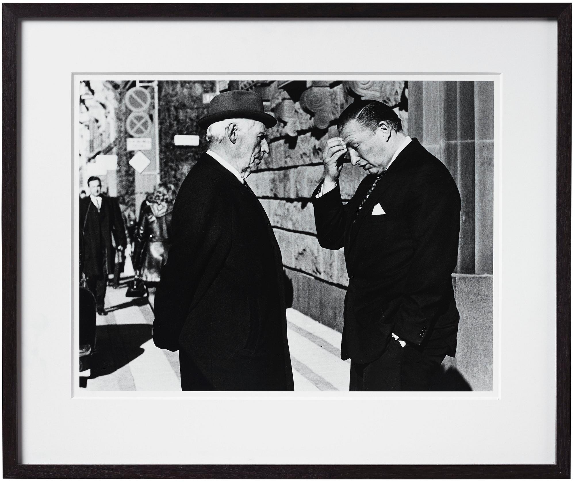 Ragnhild Haarstad, 'Marc Wallenberg och far Marcus Wallenberg 1971'.