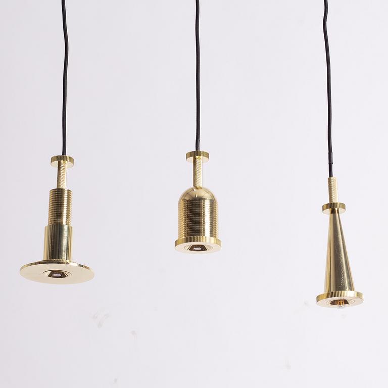 Tom Dixon, taklampor/fönsterlampor, 3 st, "Cog", Tom Dixon.