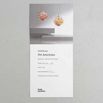 Poul Henningsen, taklampa "PH Kotte", "Artichoke", Louis Poulsen.