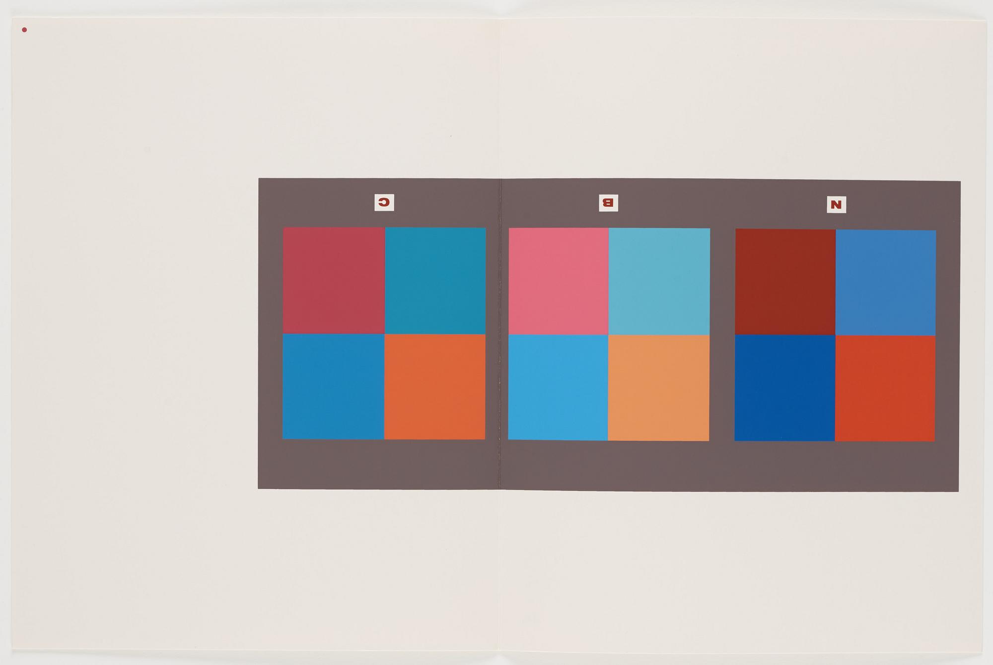 Josef Albers, "Interaction of color".
