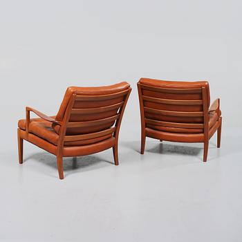 FÅTÖLJER, ett par, Arne Norell, Norell Möbler AB, 1960/70-tal.