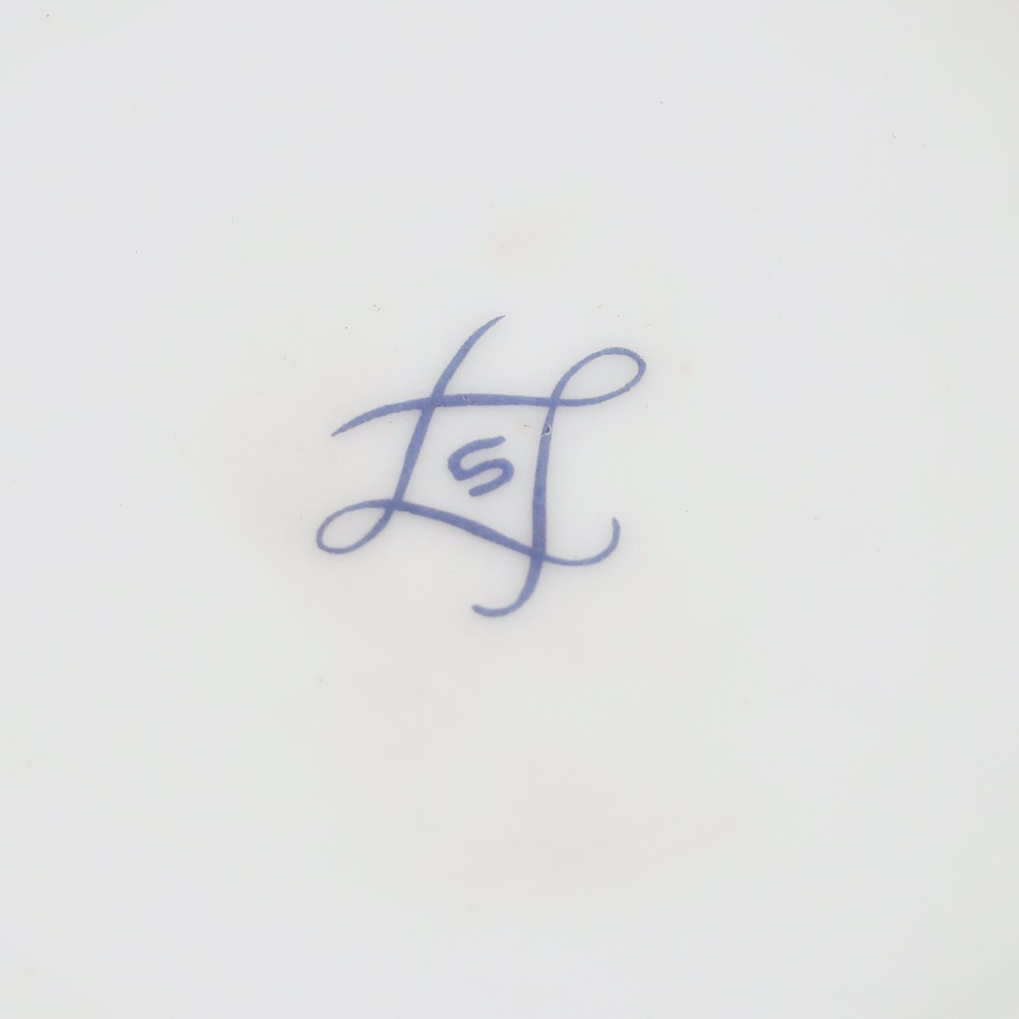 YTTERFODER, 1 par, porslin, sent 1900-tal.