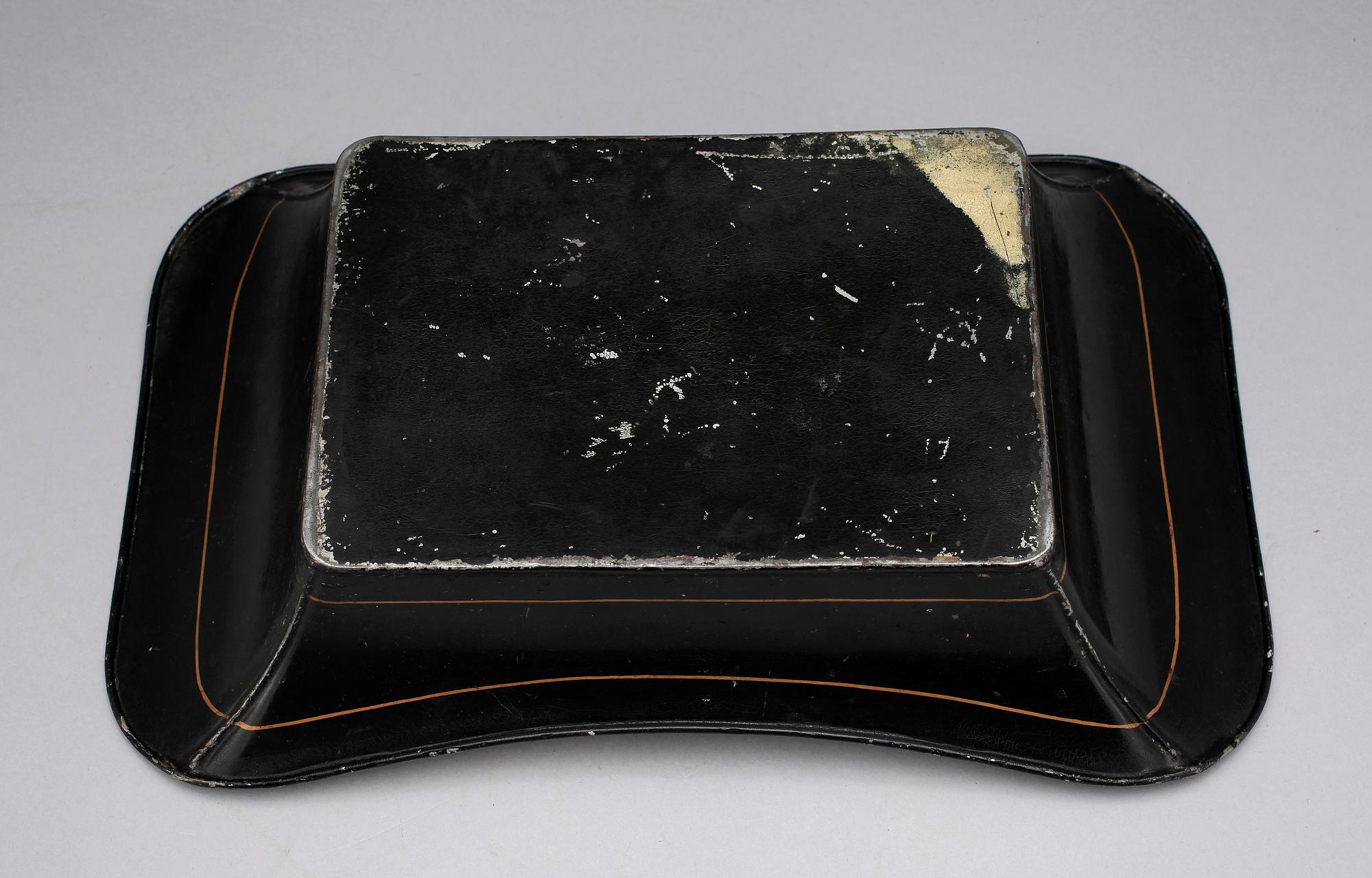 BRÖDKORG, plåt, empire, 1800-talets första hälft.